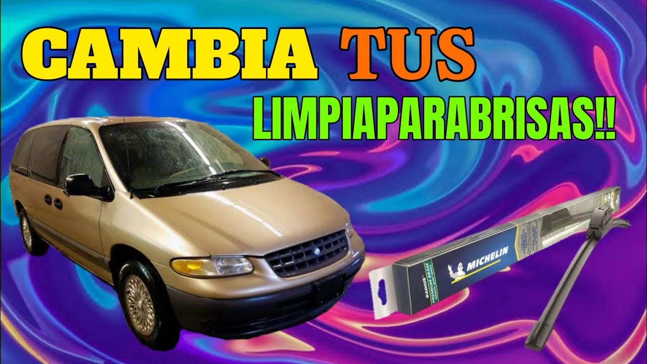 😍Cambio de LIMPIAPARABRISAS DELANTEROS Y TRASERO de Voyager, Caravan, Town & Country ¡RAPIDISIMO!😍