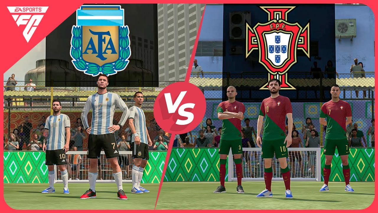 Messi vs CR7 - Argentina VS Portugal | 3 VS 3 Quem é o GOAT?