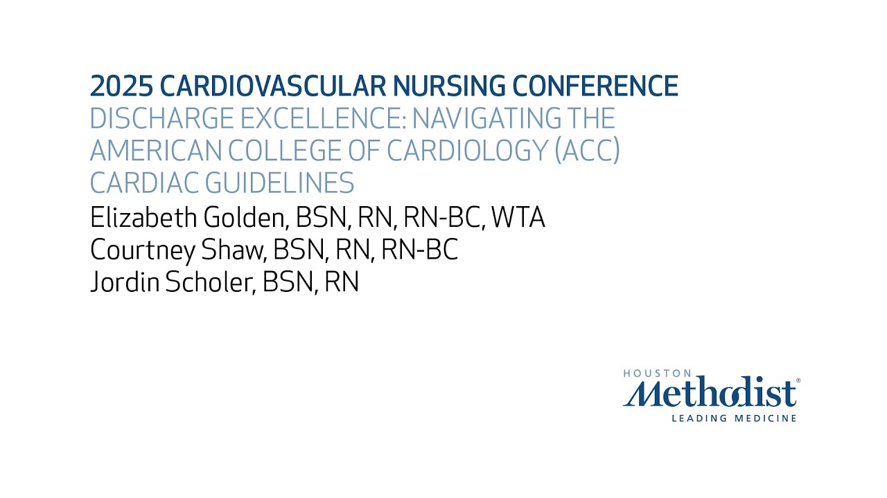 -Discharge Excellence Navigating the ACC Cardiac Guidelines- HMH CV Nursing Symposium Session 5