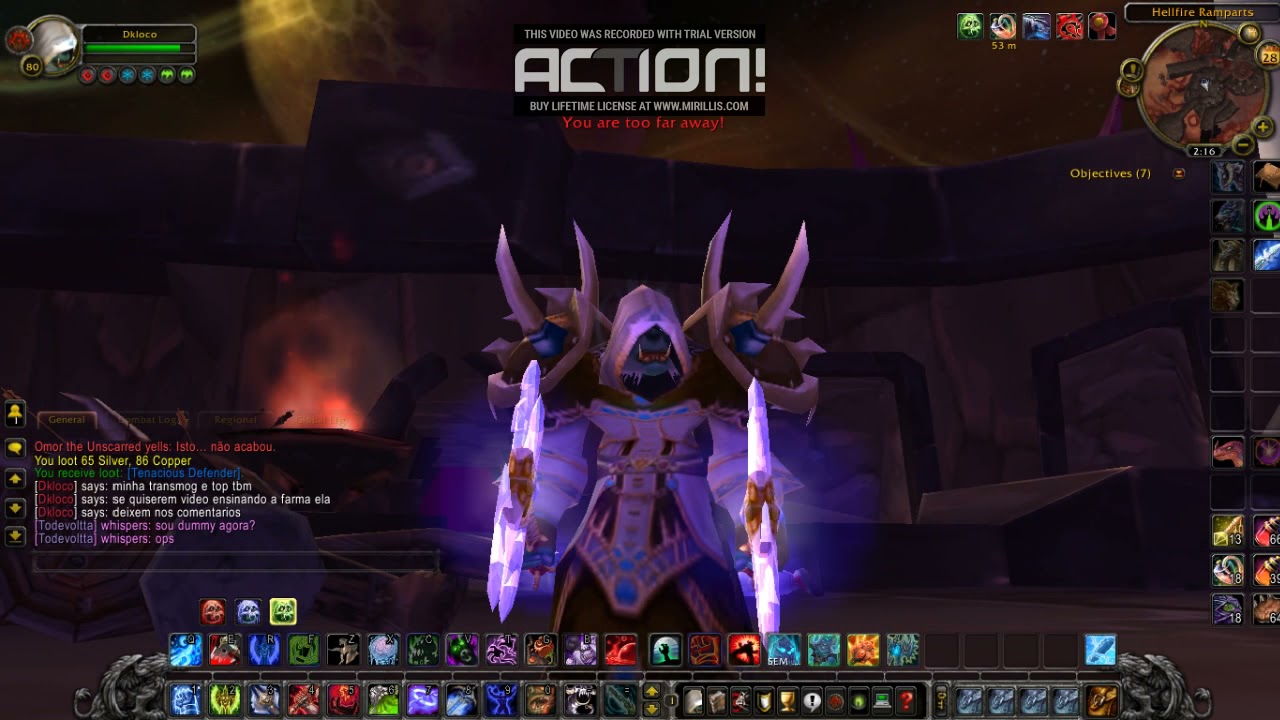 FARM DE TRANSMOG EM HELLFIRE WOW LK 3.3.5