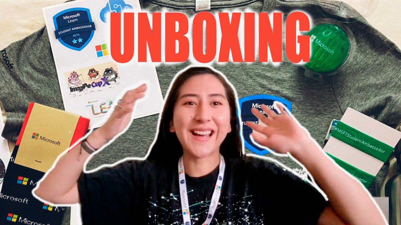UNBOXING SWAG KIT BETA MICROSOFT  LEARN STUDENT AMBASSADOR