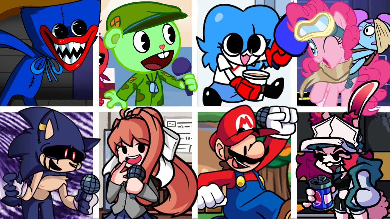 Playtime but Every Turn a Different Character Sings 🎶 (FNF Playtime but Everyone Sings It)
