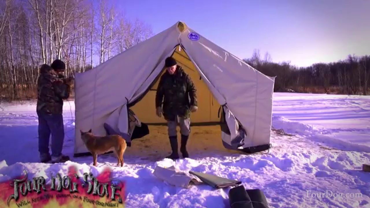 Davis Wall Tent Winter Set Up | Start to Finish Instructions | Set Up Tips