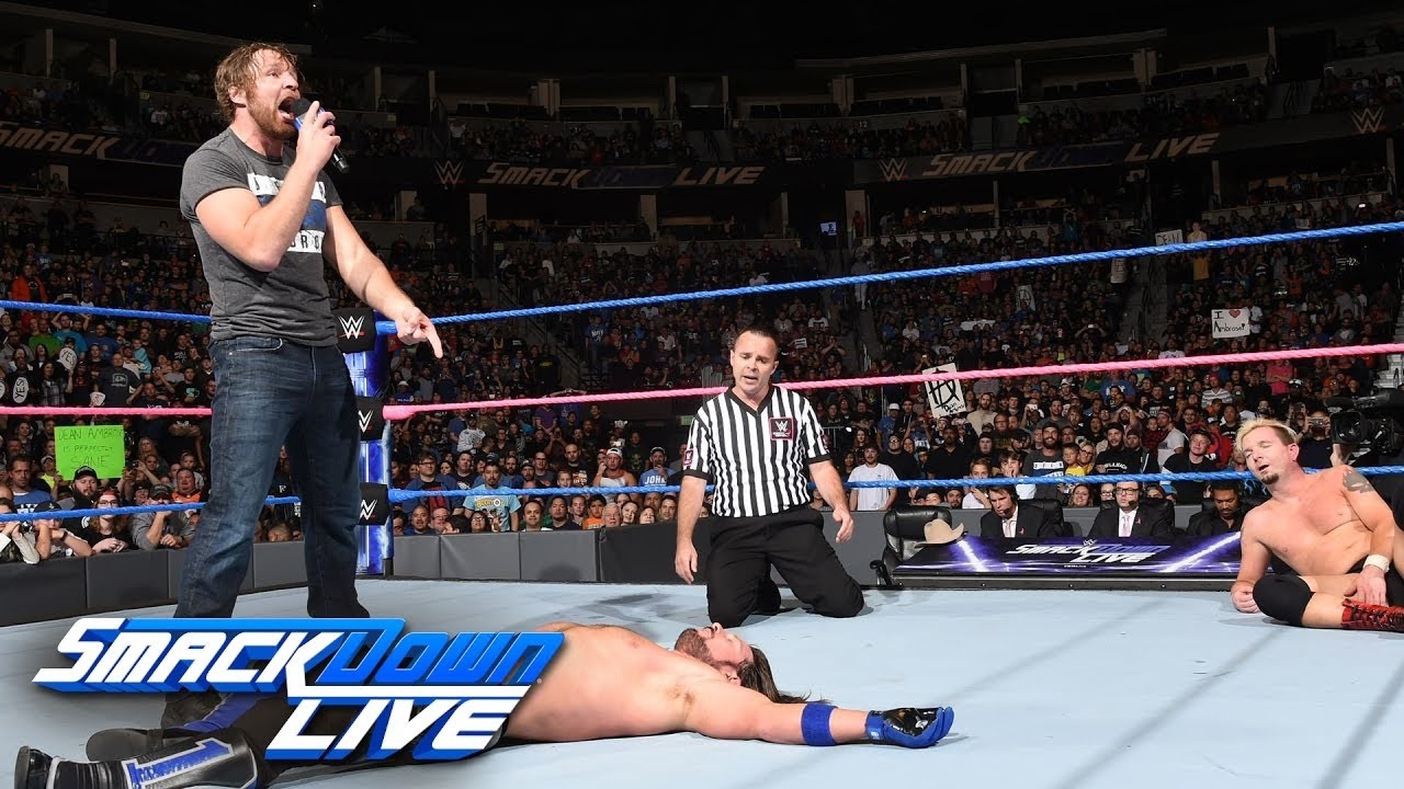 Джеймс Эллсворт против Эй Джей Стайлза &ndash; матч за титул чемпиона мира WWE: SmackDown LIVE, 18 октя...