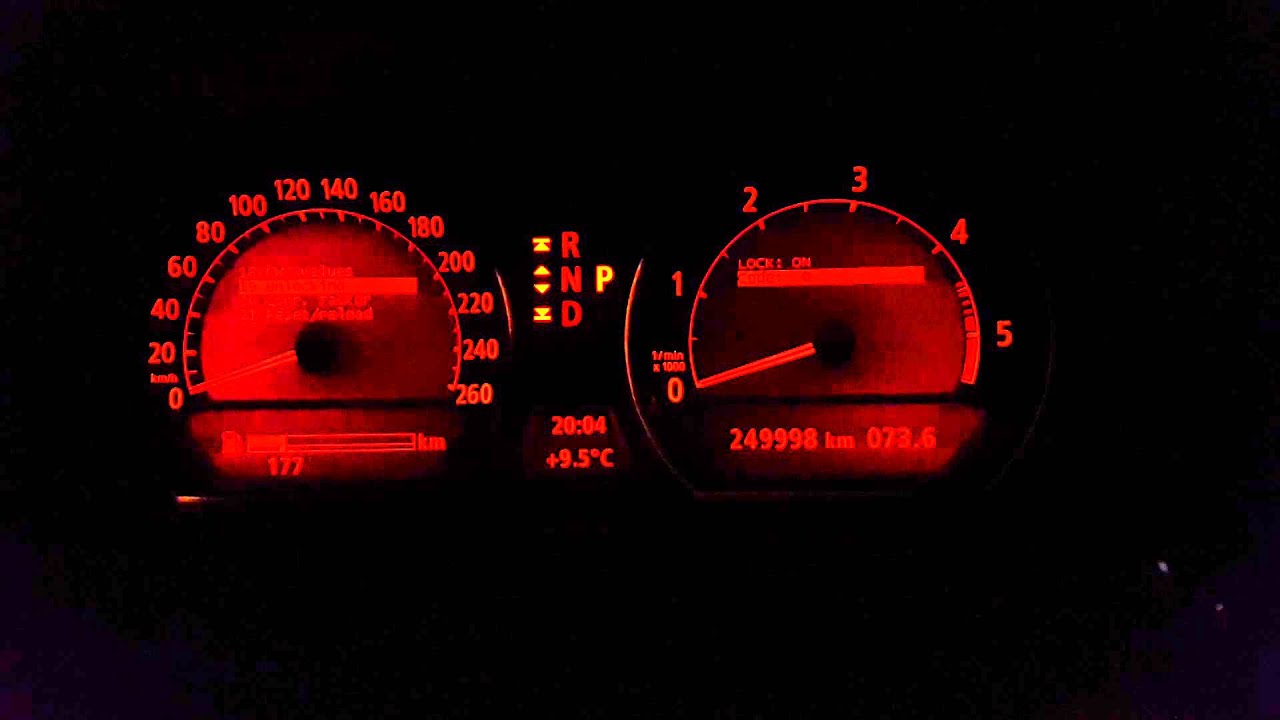 Correction of fuel consumption BMW E65 Hidden menu