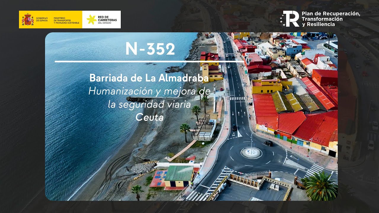 Mejora de la movilidad y la seguridad vial en la N-352 a su paso por La Almadraba (Ceuta)