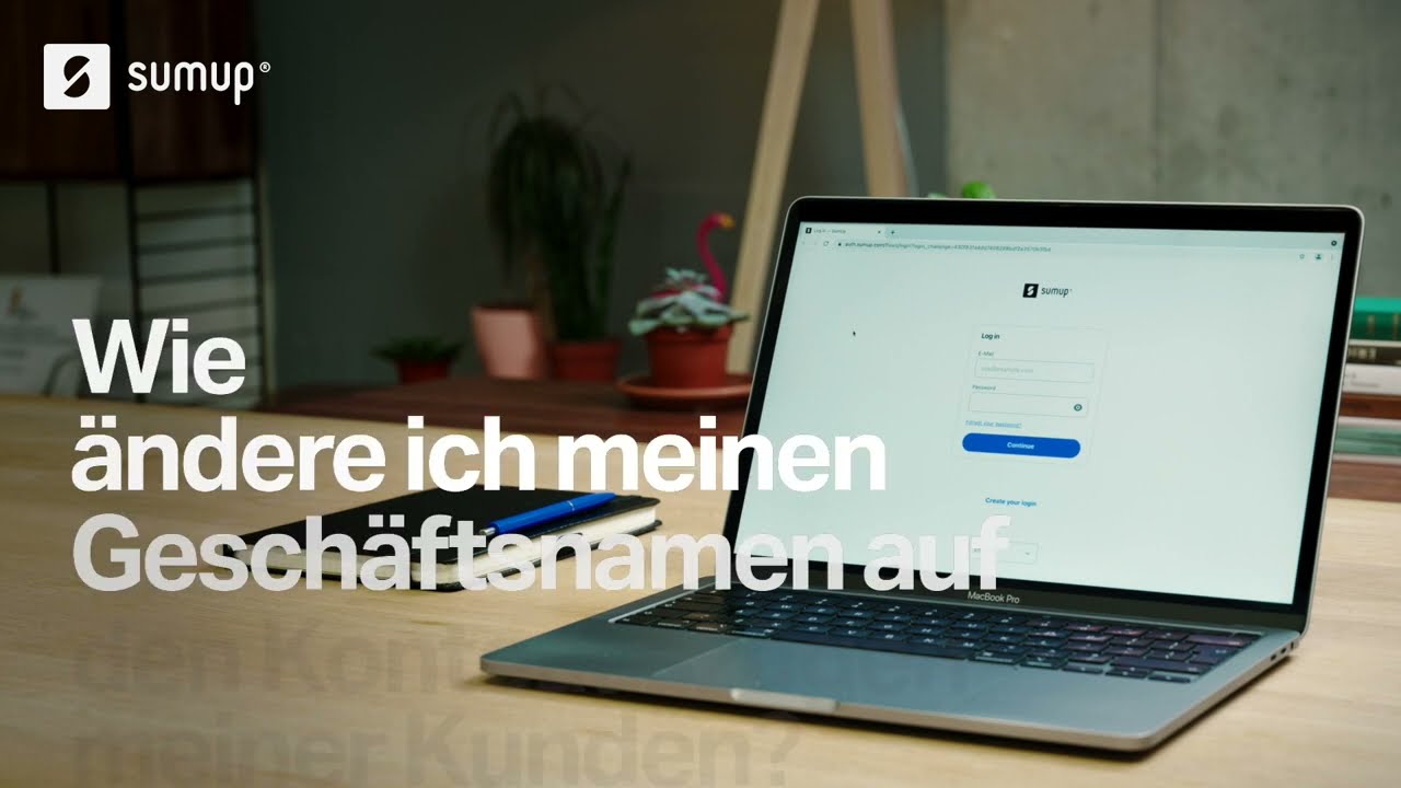 SumUp erklärt: Wie ändere ich meinen Geschäftsnamen auf den Kontoauszügen meiner Kunden?