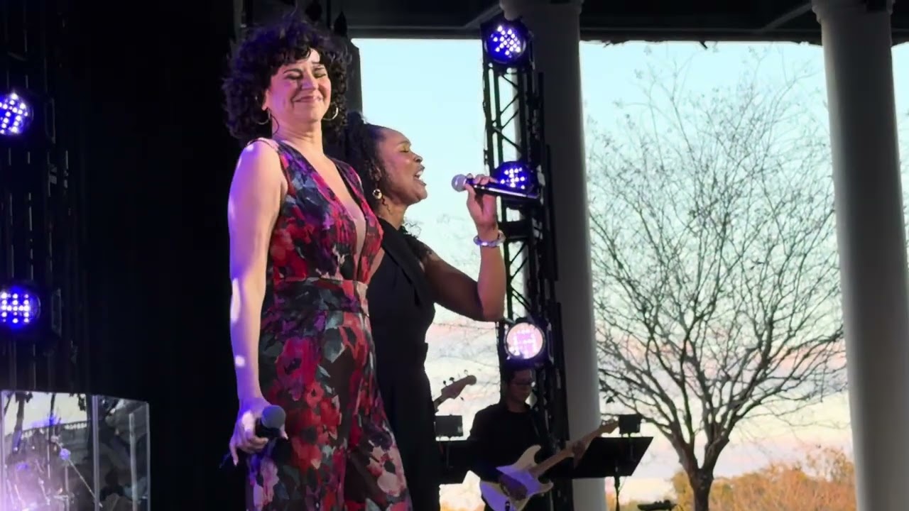 Mandy Gonzalez and Kissy Simmons perform Never Enough at the Disney on Broadway Concert Series 