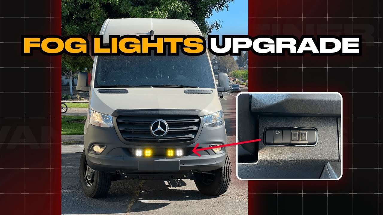 Mercedes Sprinter Fog Lamps Upgrade: Factory Retrofit & Baja Designs