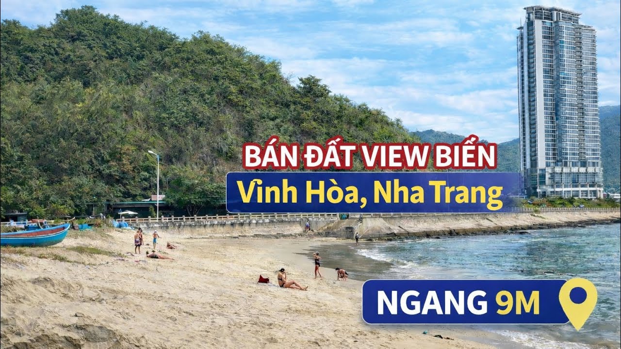 Bán đất đường Phạm Văn Đồng, Nha Trang ngang 9m, view biển đẹp 
