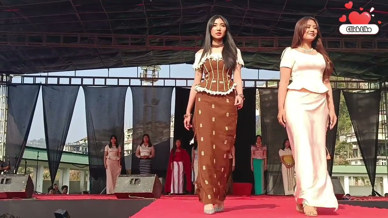 Fashion shaw hmuhnawm lutuk, en top rawh. Melissa leh Margaret te an zei bawn!!
