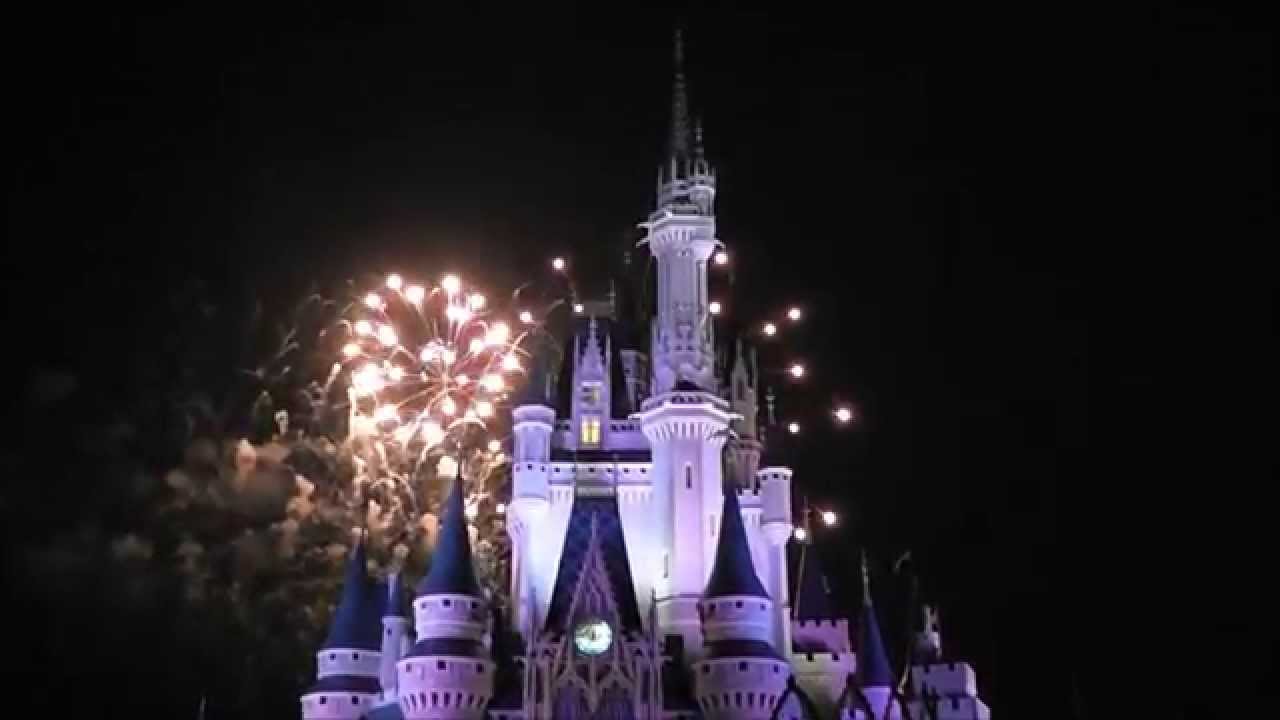2015 Magic Kingdom fireworks and 9pm show!