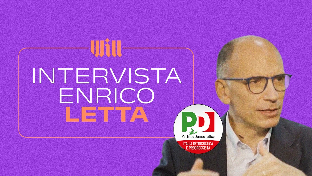 Will intervista Enrico Letta (Partito Democratico) | Elezioni 25 settembre 2022