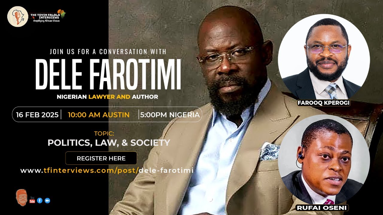 TF Interviews: A Conversation with Dele Farotimi