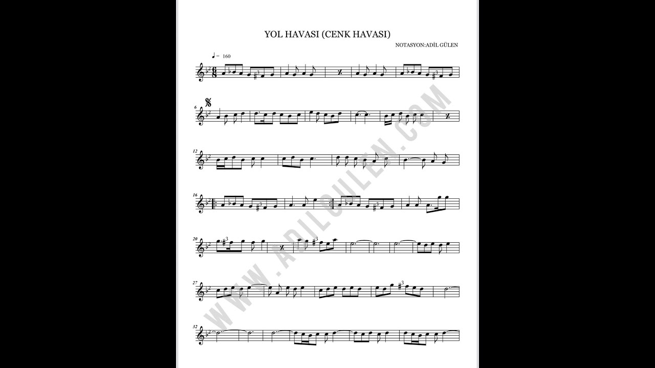 Yol Havası (CENK HAVASI) - Zurna Solfej Dersleri 9 - Adil Gülen
