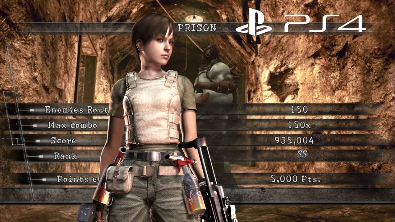 Prison Solo 935,004 Rebecca | Resident Evil 5 PS4 Mercenaries United HD