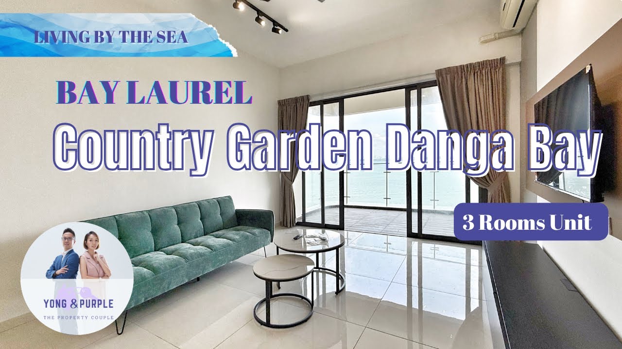 Country Garden Danga Bay • Bay Laurel • 3 Bedrooms Condominium | Living By The Sea | Yong & Purple