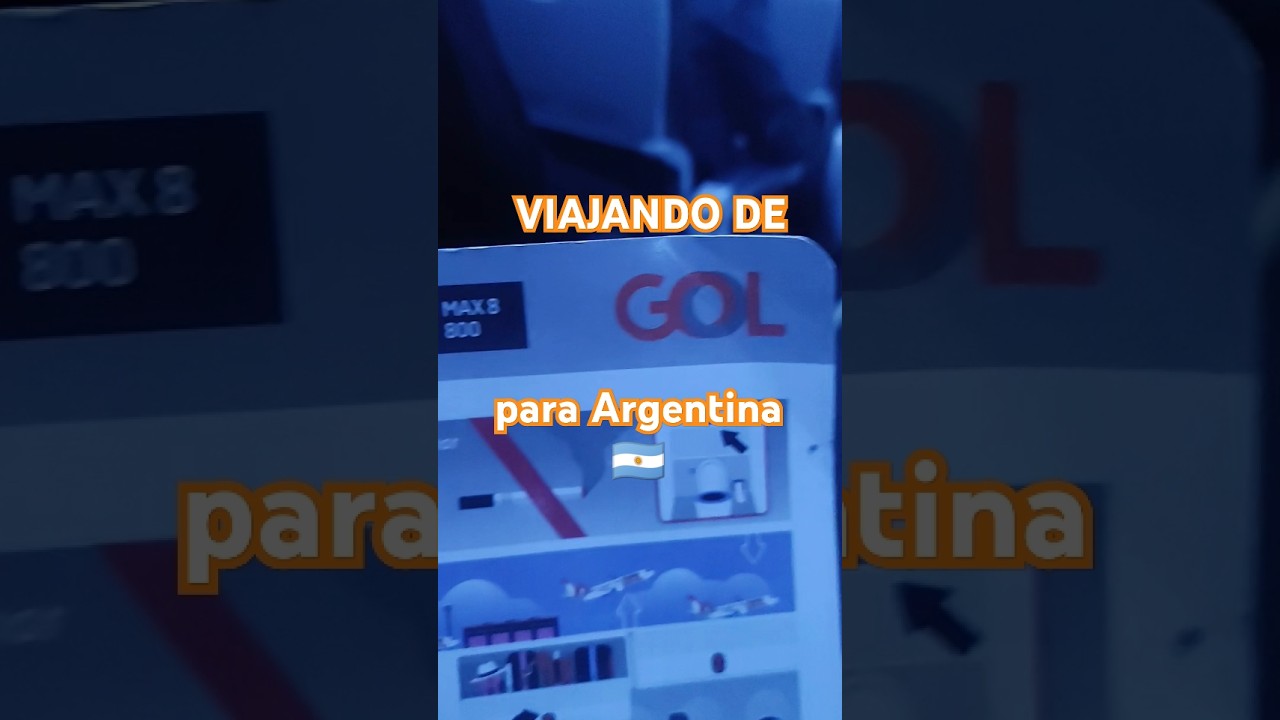 Viajando de gol para Argentina 🇦🇷