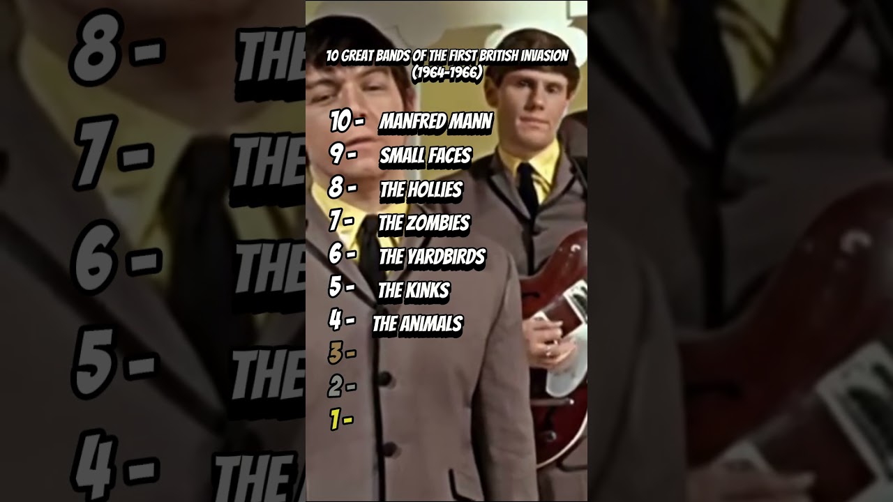 10 Great Bands of the First British Invasion