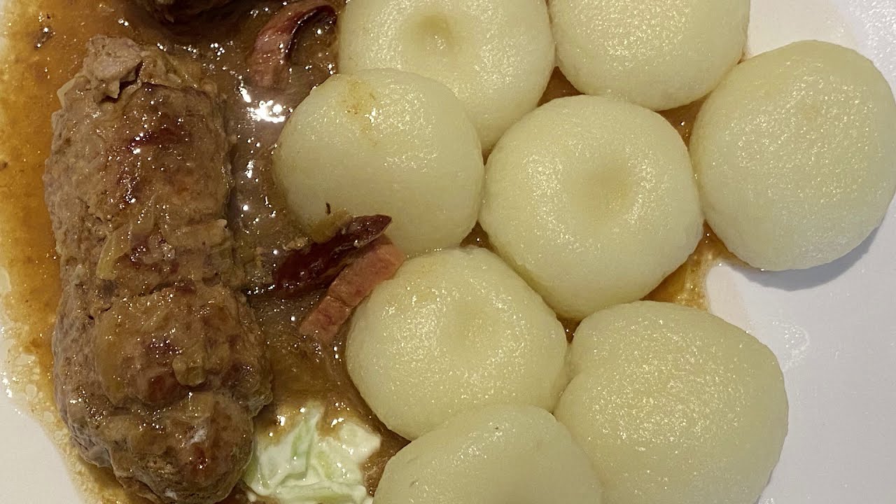 Silesian dumplings (Kluski slaskie, Schlesische Kartoffelklöße) recipe