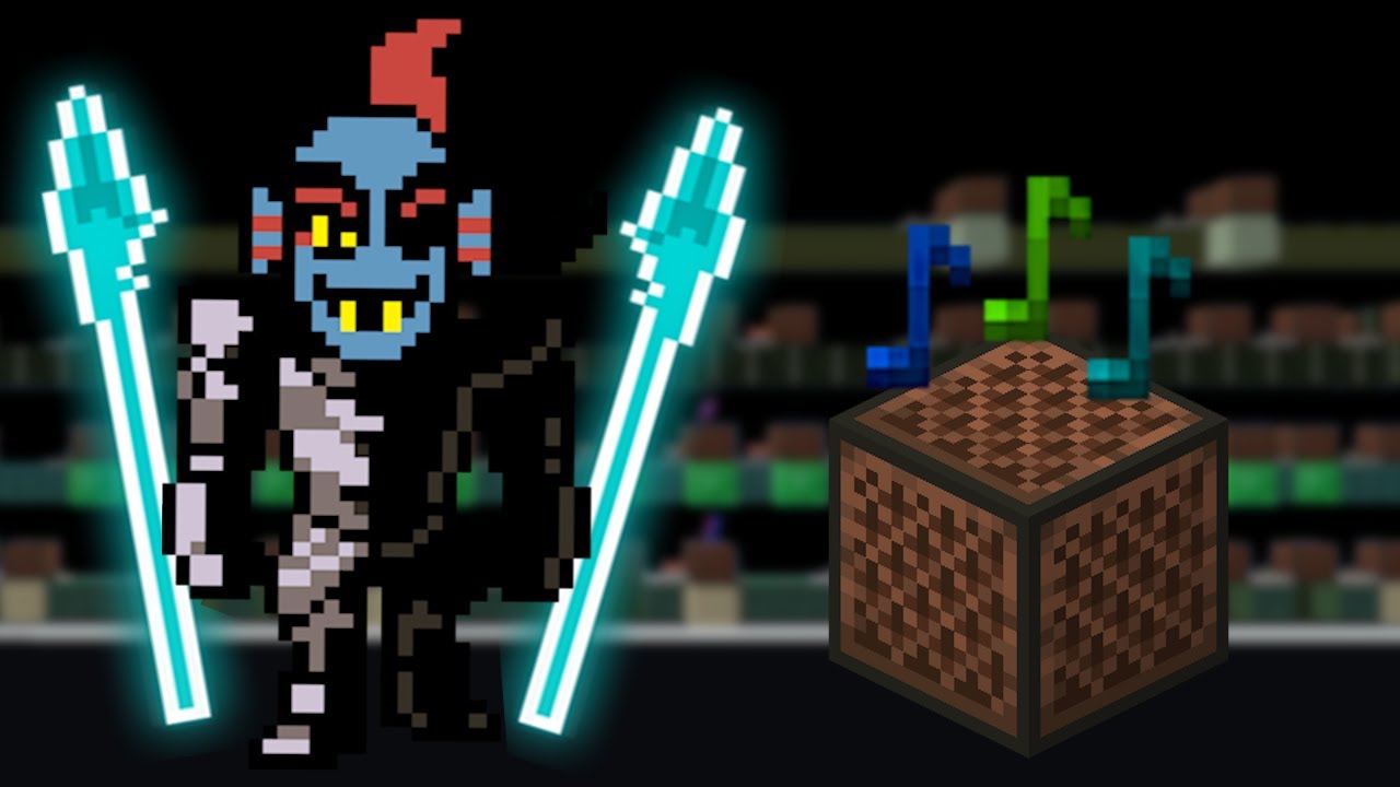 Minecraft-Noteblock Song: Battle Against A True Hero (UNDERTALE)