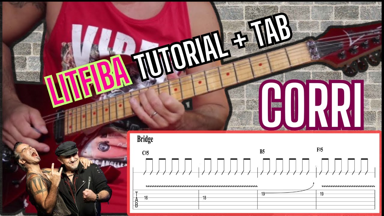 CORRI - Tutorial (Completo) Litfiba - Tab chitarra