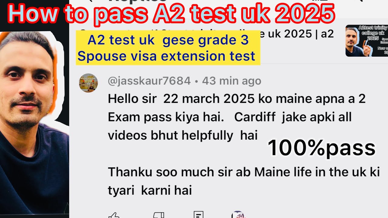 A2 test uk 2025 trinity college London | spouse visa extension test 2025 #a2 #test #uk