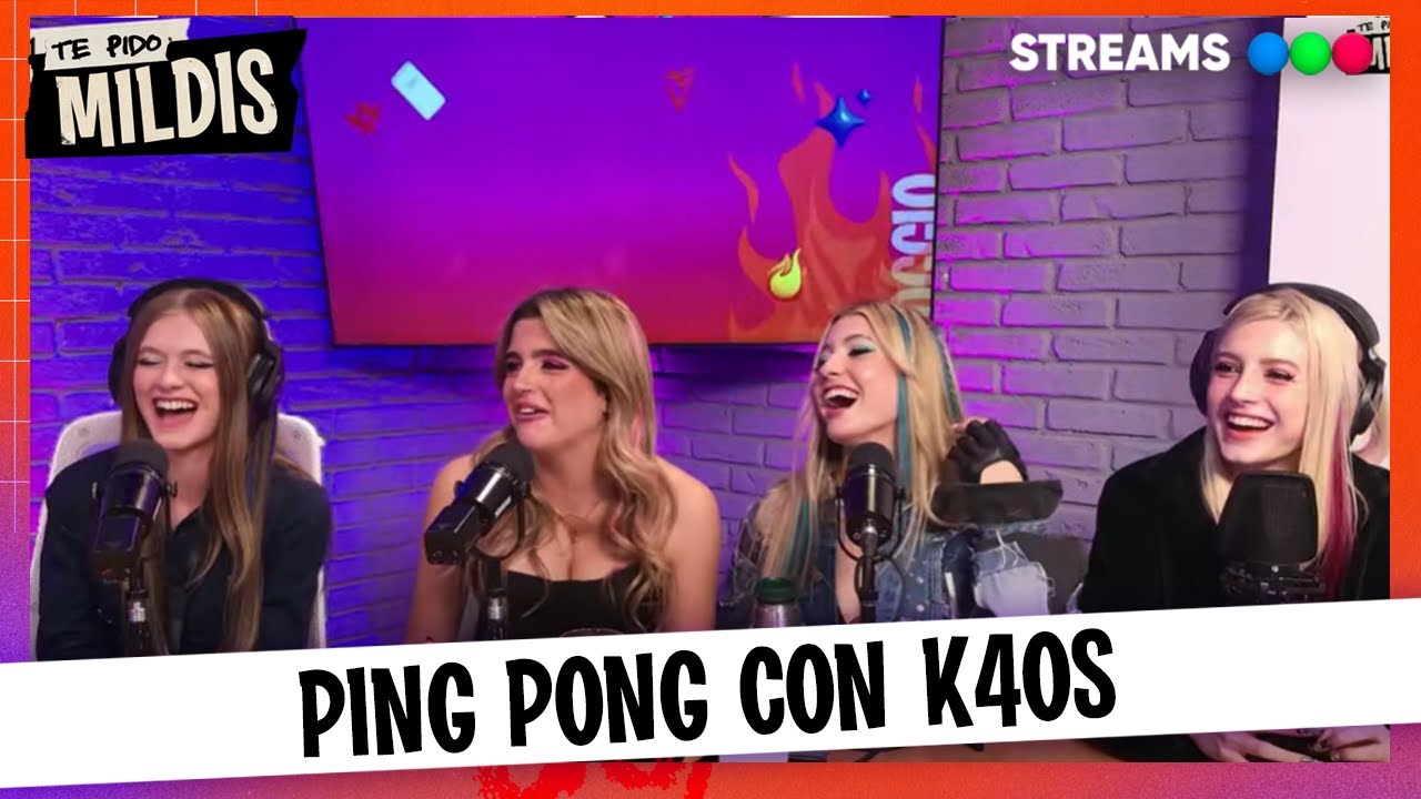 Pin Pong de preguntas con las integrantes de la banda K4os - #TePidoMildis