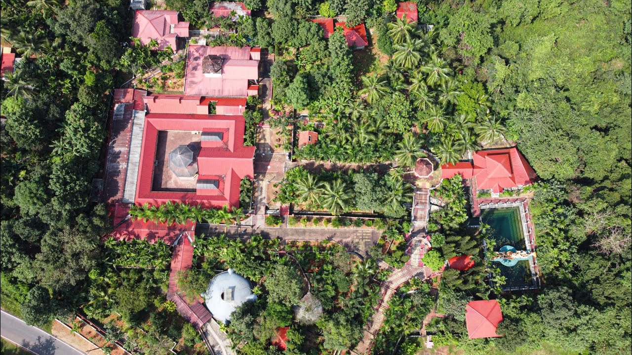 Aerial film of Shri Mahalasa Narayani Temple, Harikhandige, Udupi | MAVIC MINI 2.7K footage