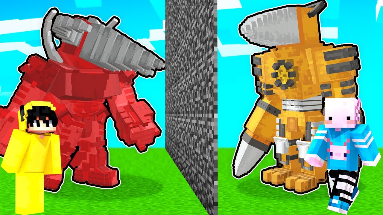 TİTAN CLOCK MAN VS TİTAN CAMERA MAN - Minecraft