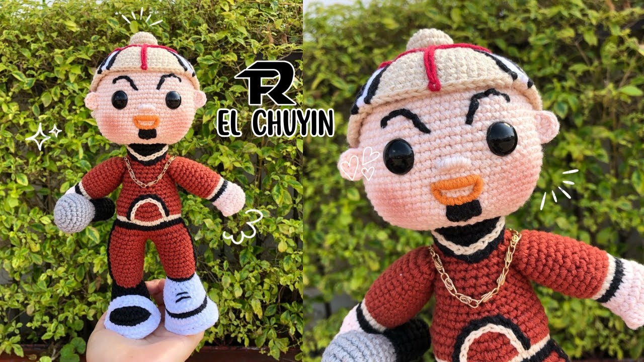 El Chuyin Fuerza Regida amigurumi a crochet paso a paso