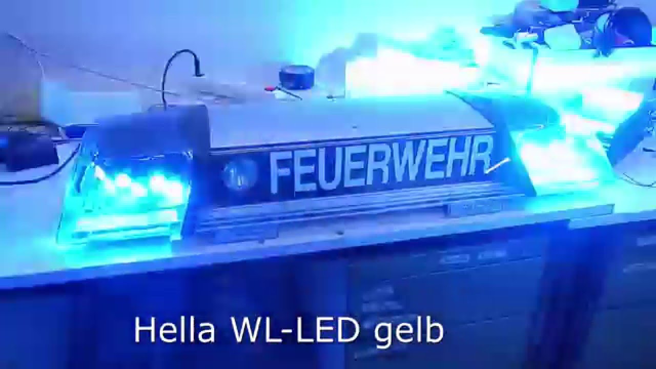 Hella RTK 7 LED - Wie wird ein Blaulichtbalken zusammen gebaut?