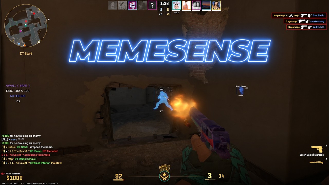 #cs2 | PREMIER SEMI-RAGE | 60K+ JUMP AND SHOOT %100 SAFE VACNET CFG IN DESC | ft.memesense.gg #csgo