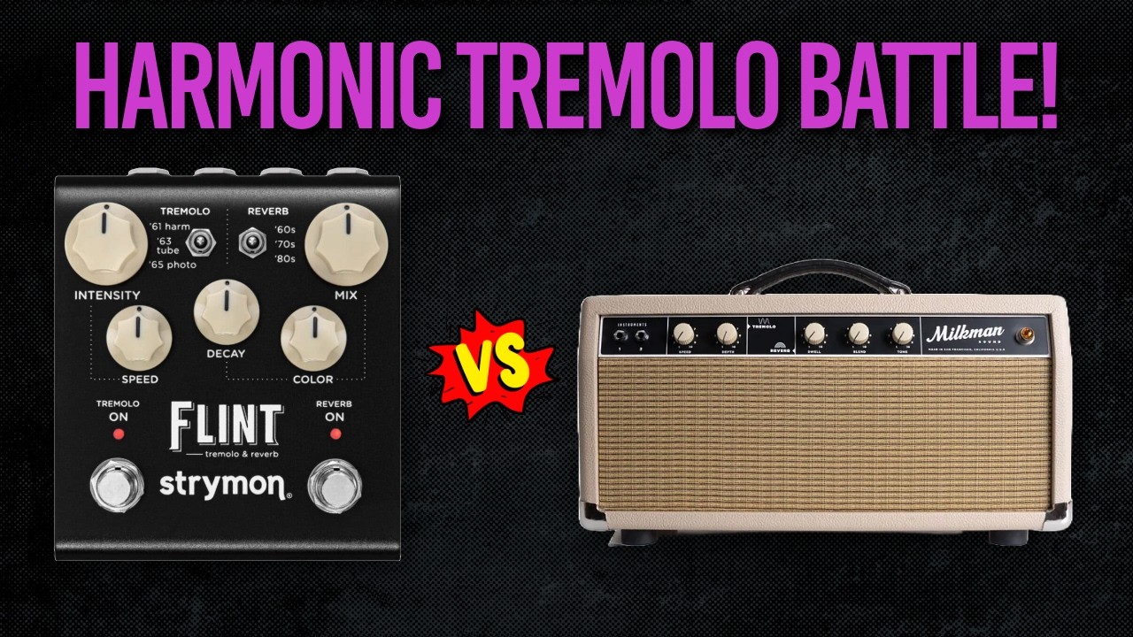 Milkman Harmonic Tremolo vs Strymon Flint Harmonic Tremolo - Can the pedal match the tone?
