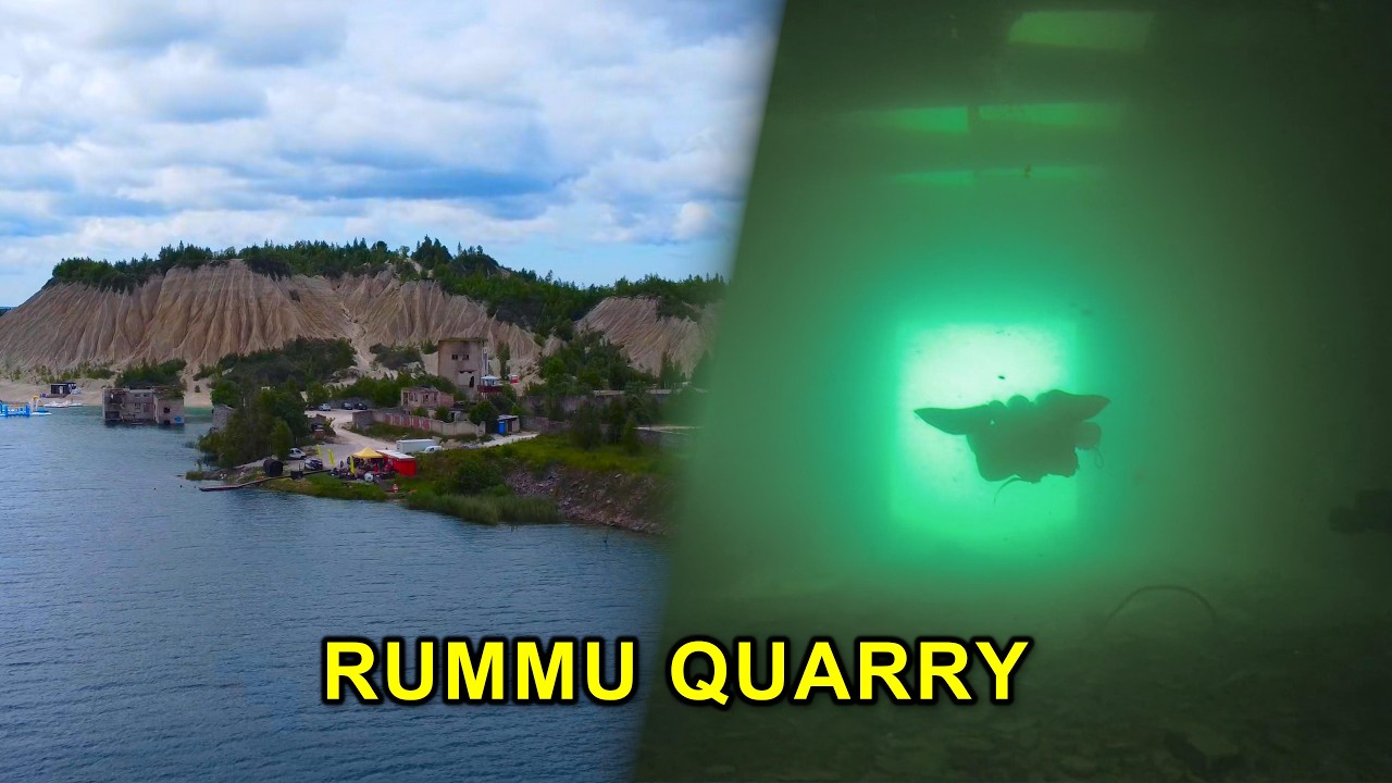 Diving in a Flooded Rummu Quarry / Soviet-Era Forced Labour Camp - 10 July 2025