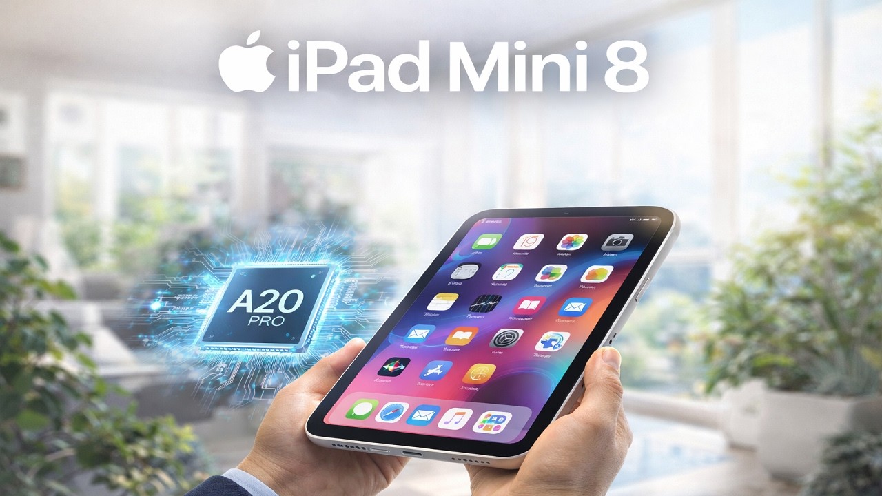 Утечки информации об Apple iPad Mini 8: чип A20 Pro, OLED-дисплей и дата выхода в 2026 году?
