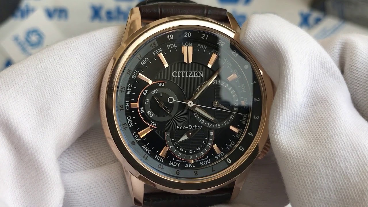 Xship.vn: Citizen BU2023-04E Calendrier Eco-Drive Black Dial Mens Watch