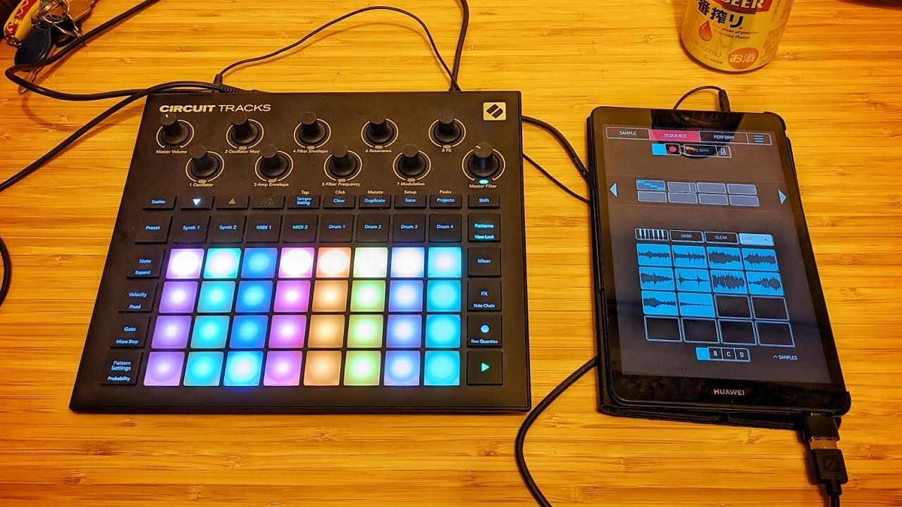 How to Sync Circuit Tracks and Koala Sampler using Midi - It's easy !