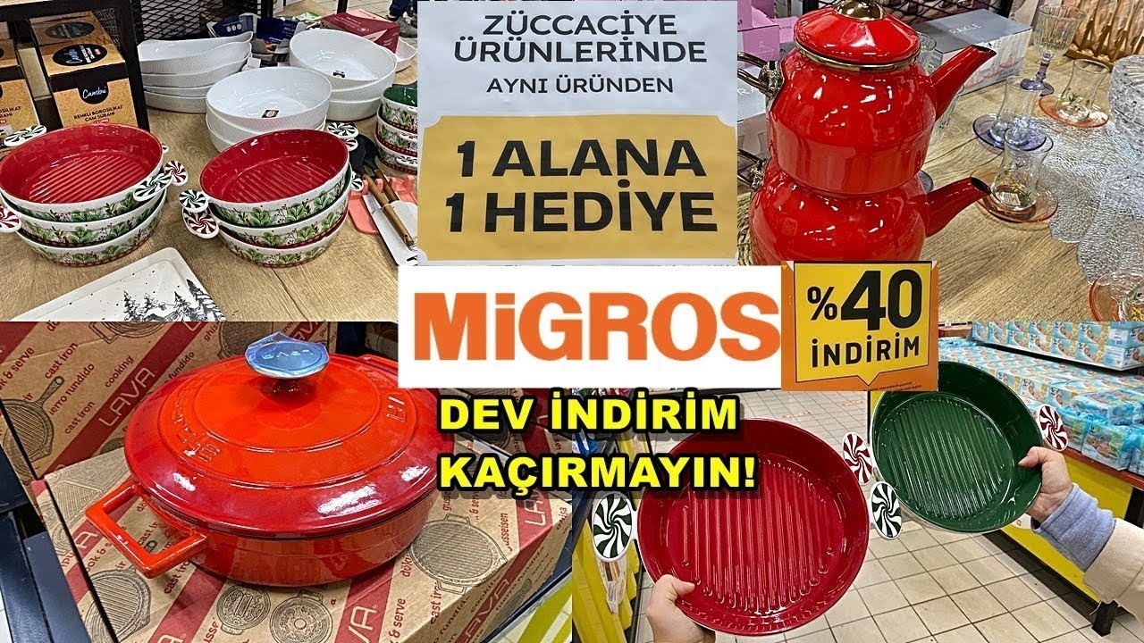 MİGROS'DA TÜM ZÜCCACİYE ÜRÜNLERİNDE 1 ALANA 1 BEDAVA❗️/%50 İNDİRİM/ŞOK OLACAKSINIZ/ ÇEYİZ ALIŞVERİŞİ