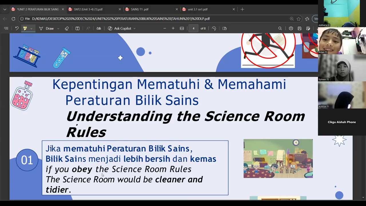 Kelas Sains Tahun 1&2 (26/2/26)
