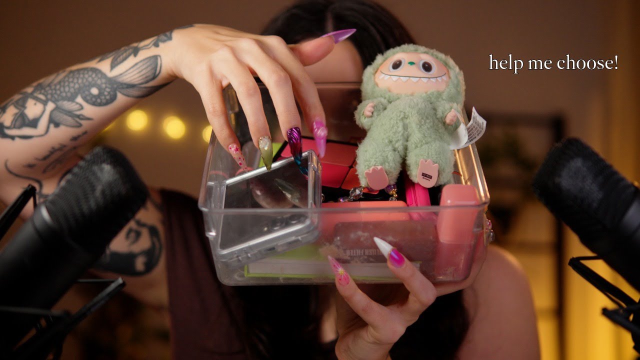 ASMR things I'm thinking about bedazzling 💖 (help me choose!)