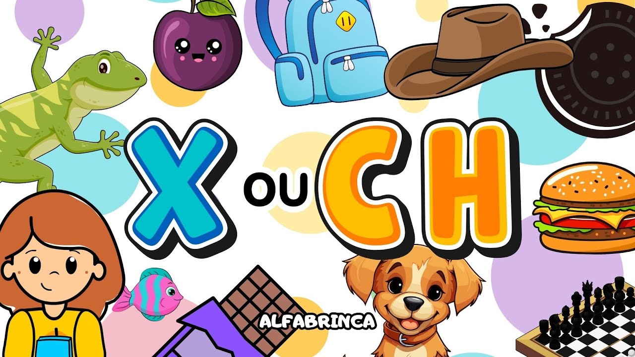X ou CH? Completar palavras - Estudar ortografia - Aprender a escrever corretamente as palavras