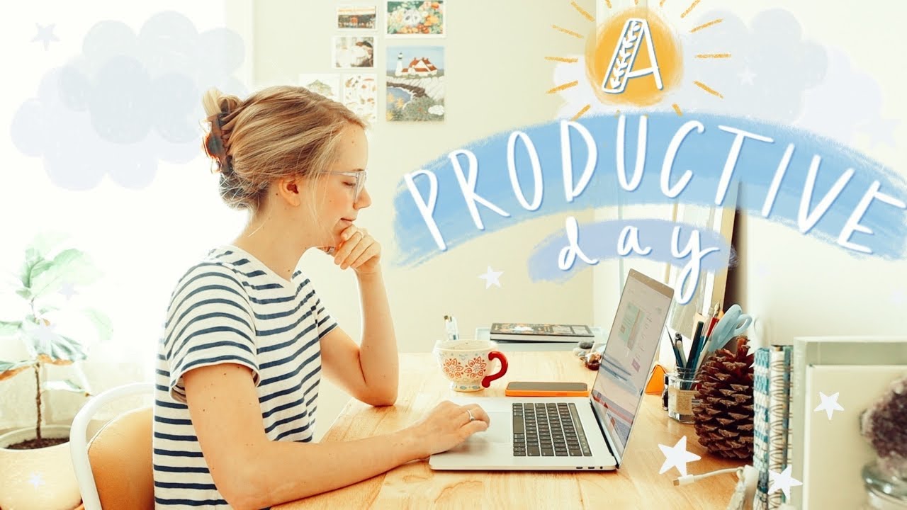 A VERY PRODUCTIVE DAY IN MY LIFE || working, laughing, & cleaning