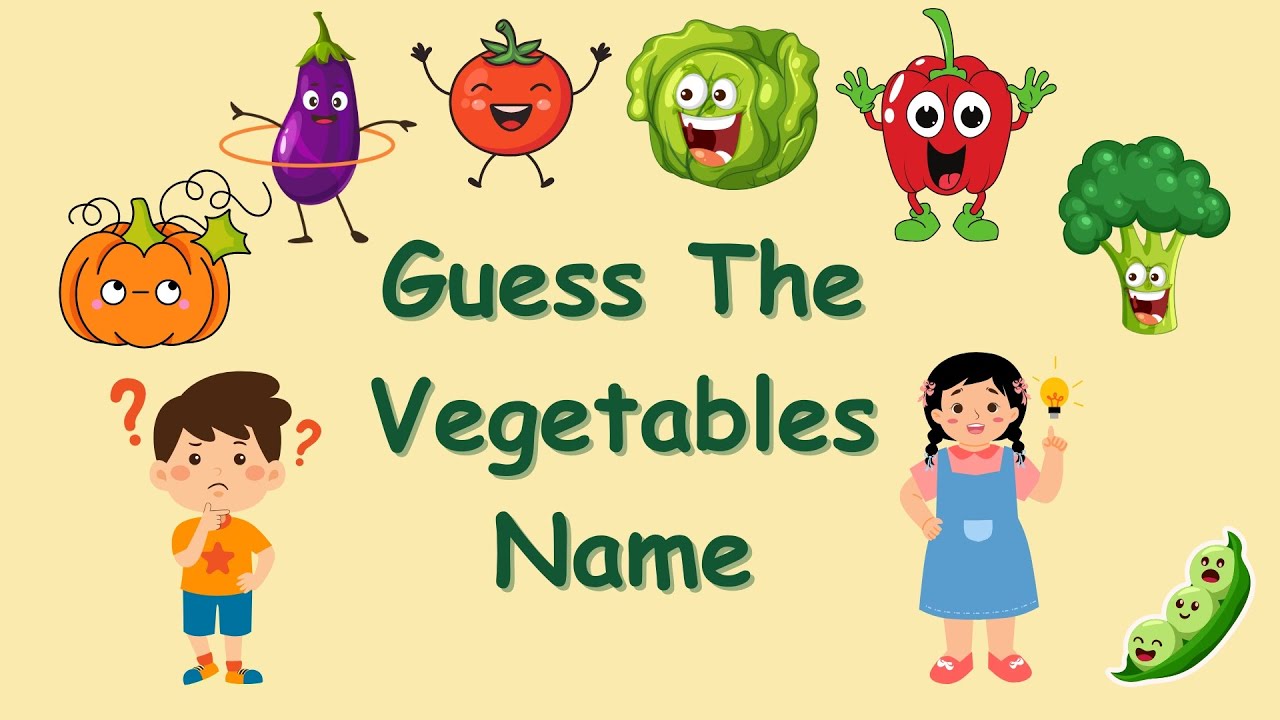 Guess the Vegetable | Test Your Veggie Knowledge | Educational Vegetables Quiz for Kid