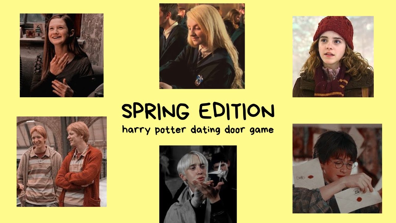 SPRING EDITION l Harry Potter dating door game 🌻