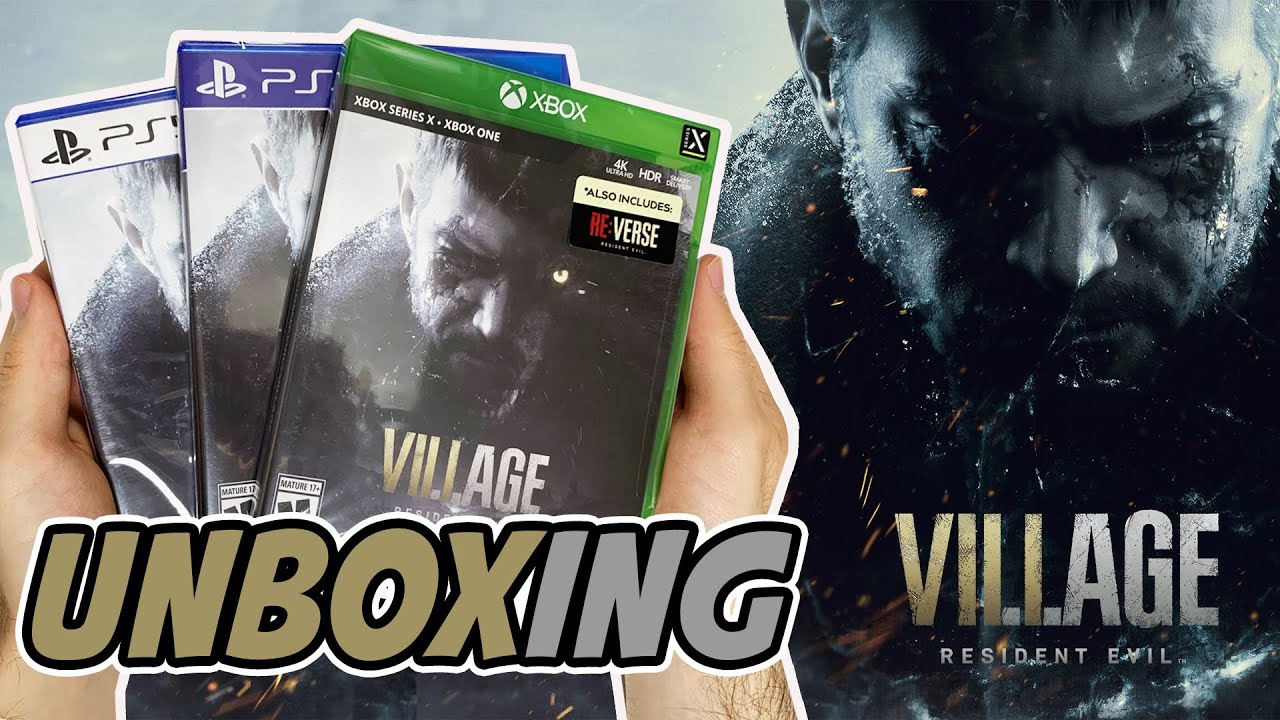 Распаковка Resident Evil 8 Village (PS4/PS5/Xbox)