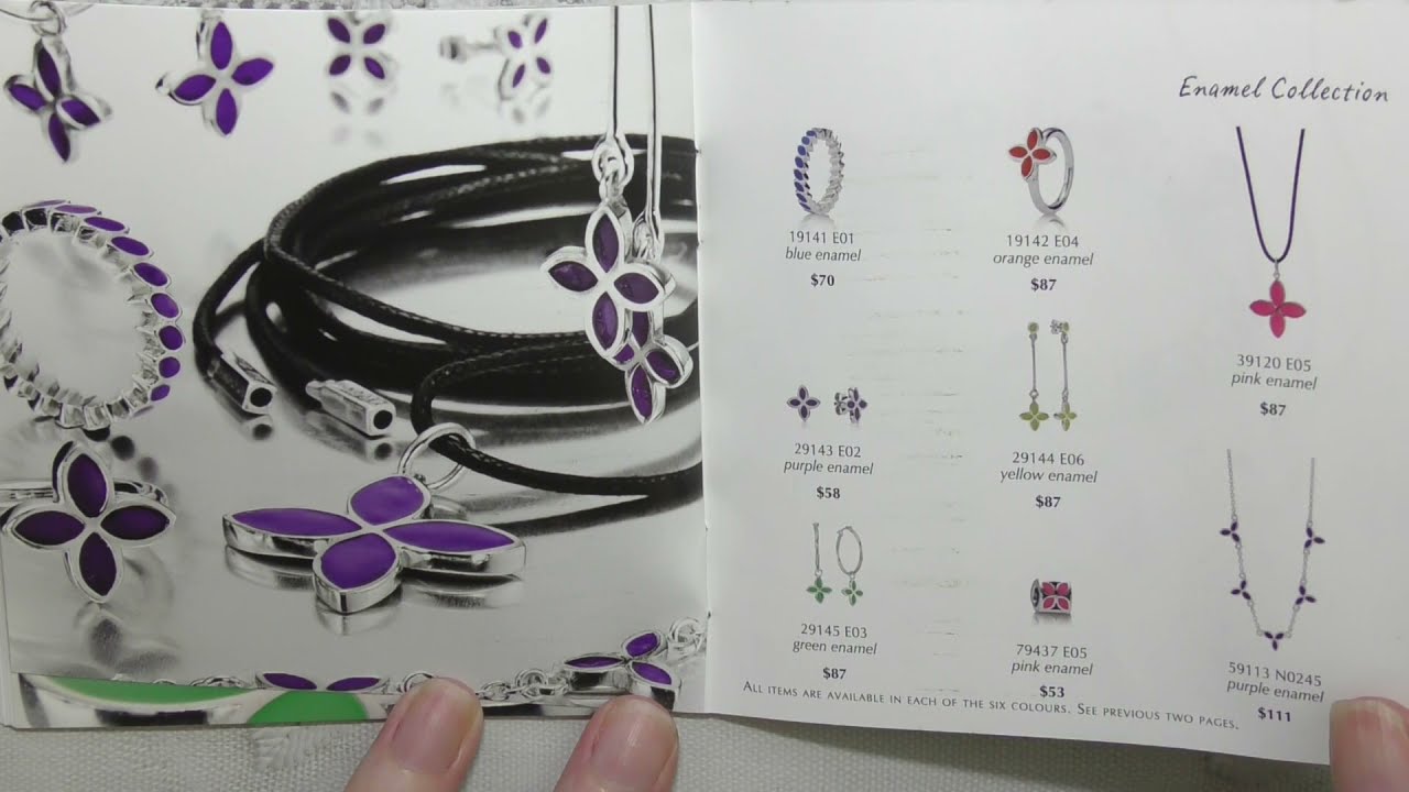 Retired Pandora Matching Jewellery Catalogue