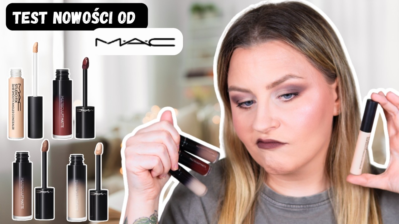 Test nowości od MAC! Multisculpt Matte Liquid Colour i Studio Fix Smooth Angles Concealer