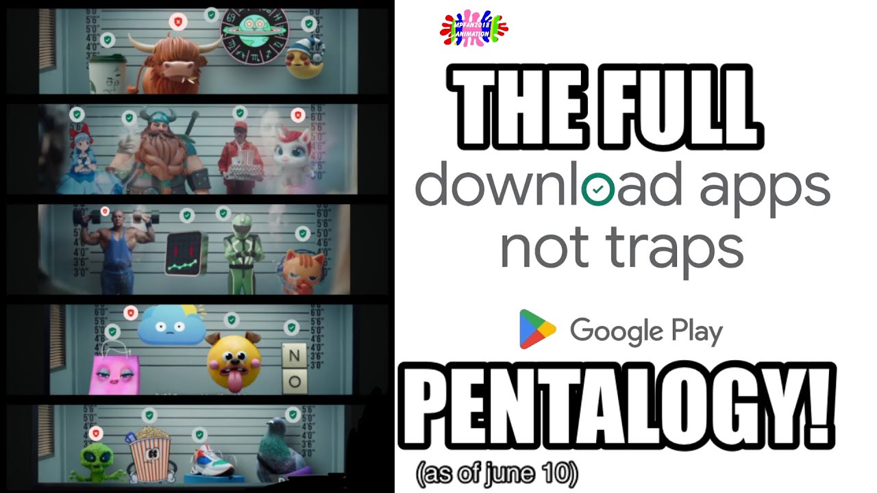 (MOST POPULAR!) The Full “Download Apps, Not Traps” PENTALOGY!