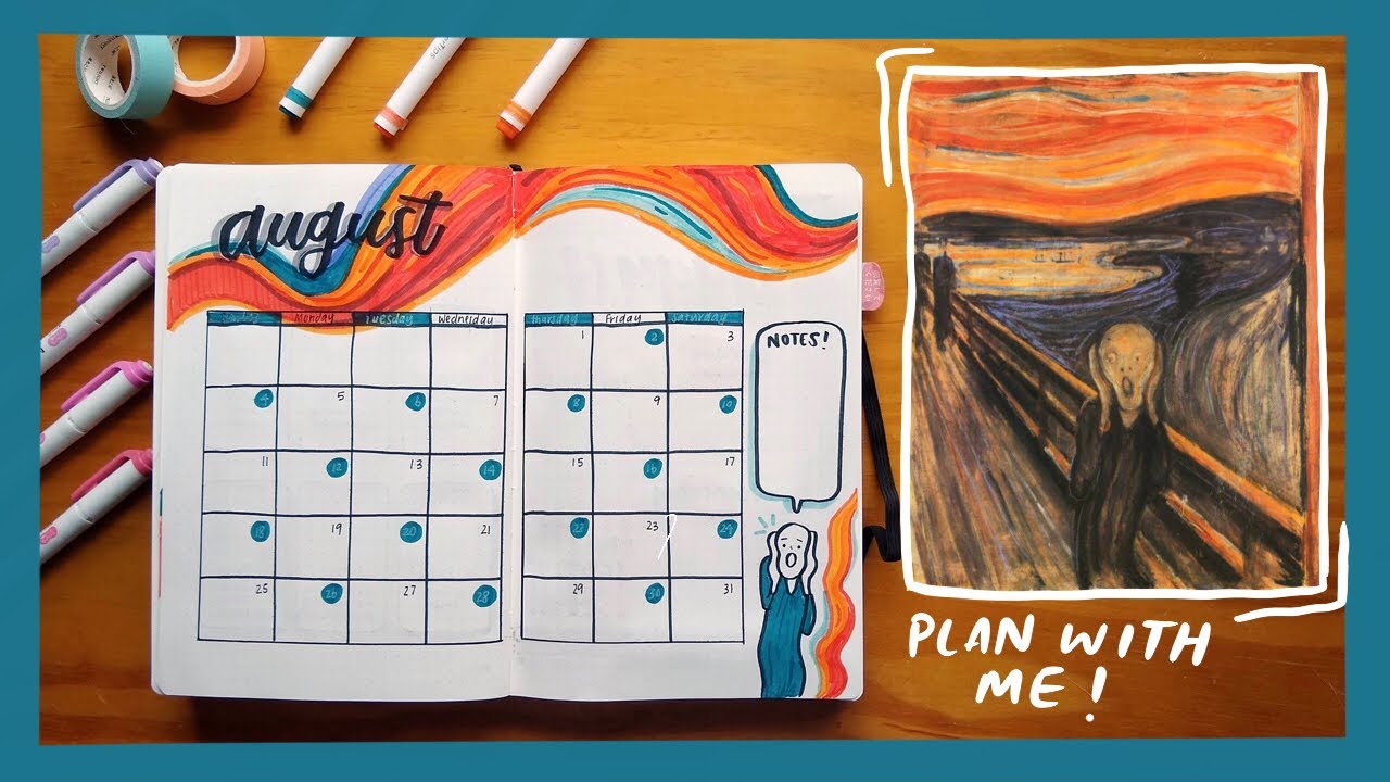 August Plan With Me: The Scream edition